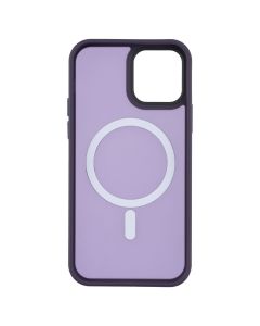 Чехол накладка для iPhone 12/12 Pro WAVE Matte Insane MagSafe Фиолетовый (Deep Purple)