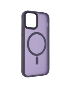 Чехол накладка для iPhone 12/12 Pro WAVE Matte Insane MagSafe Фиолетовый (Deep Purple)