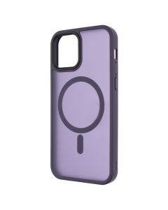 Чехол накладка для iPhone 12/12 Pro WAVE Matte Insane MagSafe Фиолетовый (Deep Purple)
