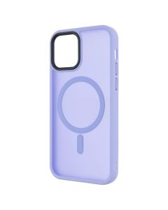 Чехол накладка для iPhone 12/12 Pro WAVE Matte Insane MagSafe Фиолетовый (Светло-фиолетовый)