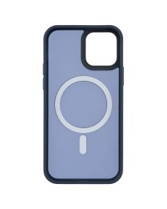 Чохол накладка для iPhone 12/12 Pro WAVE Matte Insane MagSafe Синя (Midnight Blue)