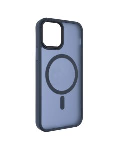 Чохол накладка для iPhone 12/12 Pro WAVE Matte Insane MagSafe Синя (Midnight Blue)
