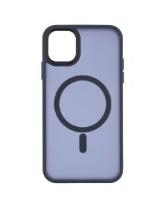 Чохол накладка для iPhone 11 WAVE Matte Insane MagSafe Синя (Midnight Blue)