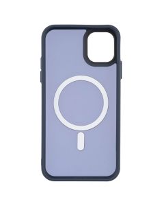 Чохол накладка для iPhone 11 WAVE Matte Insane MagSafe Синя (Midnight Blue)