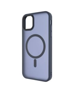 Чохол накладка для iPhone 11 WAVE Matte Insane MagSafe Синя (Midnight Blue)