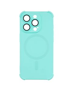Чохол накладка для iPhone 15 Pro Silk Touch with MagSafe Зелена (Turquoise)
