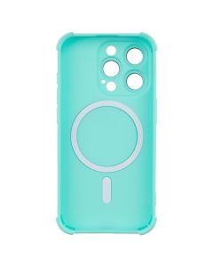 Чохол накладка для iPhone 15 Pro Silk Touch with MagSafe Зелена (Turquoise)
