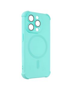 Чохол накладка для iPhone 15 Pro Silk Touch with MagSafe Зелена (Turquoise)