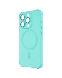 Чохол накладка для iPhone 15 Pro Silk Touch with MagSafe Зелена (Turquoise)