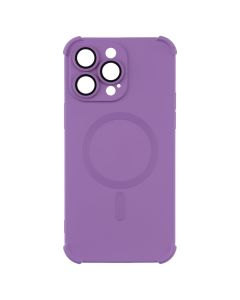 Чохол накладка для iPhone 14 Pro Max Silk Touch with MagSafe Фіолетова (Purple)