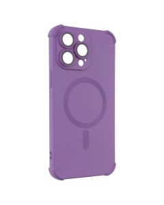 Чохол накладка для iPhone 14 Pro Max Silk Touch with MagSafe Фіолетова (Purple)