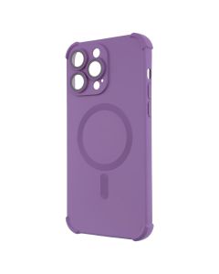 Чохол накладка для iPhone 14 Pro Max Silk Touch with MagSafe Фіолетова (Purple)