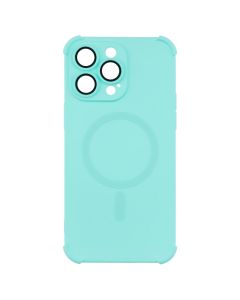 Чохол накладка для iPhone 14 Pro Max Silk Touch with MagSafe Зелена (Turquoise)