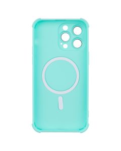 Чохол накладка для iPhone 14 Pro Max Silk Touch with MagSafe Зелена (Turquoise)