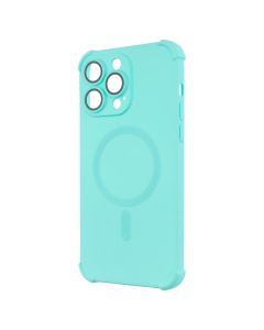 Чохол накладка для iPhone 14 Pro Max Silk Touch with MagSafe Зелена (Turquoise)