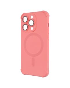 Чохол накладка для iPhone 14 Pro Silk Touch with MagSafe Помаранчева (Peach)