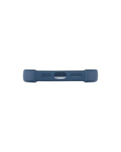 Чохол-накладка для iPhone 14 Pro Silk Touch с технологией MagSafe, синего цвета (Blue).