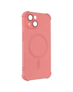 Чохол накладка для iPhone 14 Silk Touch with MagSafe Помаранчева (Peach)