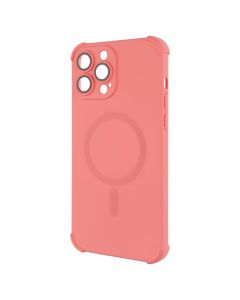 Чохол накладка для iPhone 13 Pro Max Silk Touch with MagSafe Помаранчева (Peach)