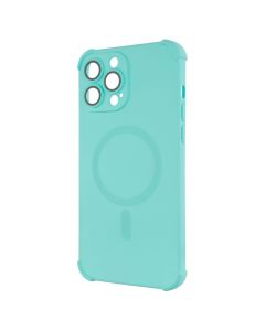 Чохол накладка для iPhone 13 Pro Max Silk Touch with MagSafe Зелена (Turquoise)