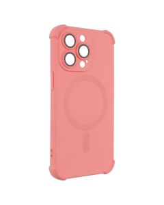 Чехол накладка для iPhone 13 Pro Silk Touch с MagSafe Оранжевая (Персиковая)