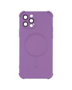 Чохол накладка для iPhone 12 Pro Silk Touch with MagSafe Фіолетова (Purple)