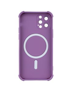 Чохол накладка для iPhone 12 Pro Silk Touch with MagSafe Фіолетова (Purple)