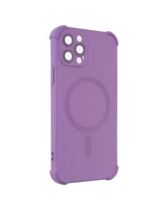 Чохол накладка для iPhone 12 Pro Silk Touch with MagSafe Фіолетова (Purple)