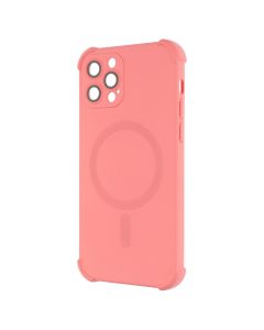 Чохол накладка для iPhone 12 Pro Silk Touch with MagSafe Помаранчева (Peach)