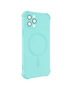 Чохол накладка для iPhone 12 Pro Silk Touch with MagSafe Зелена (Turquoise)