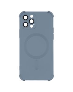 Чохол накладка для iPhone 12 Pro Silk Touch with MagSafe Сіра (Grey)