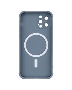 Чохол накладка для iPhone 12 Pro Silk Touch with MagSafe Сіра (Grey)