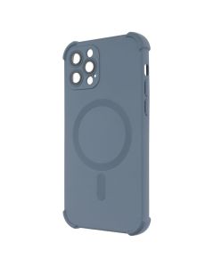 Чохол накладка для iPhone 12 Pro Silk Touch with MagSafe Сіра (Grey)