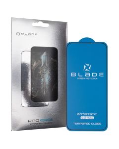 Захисне скло для iPhone 14 Pro/15/16 BLADE ANTISTATIC Full Чорне (Black)