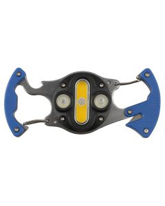 Фонарик аккумуляторный W5146 Type-C (7 режимов, карабин, нож, магнит)