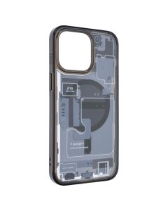 Чохол накладка для iPhone 15 Pro Max Spigen Inside Чорна (Black)
