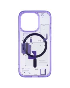Чехол накладка для iPhone 15 Pro Spigen Inside Фиолетовый (Purple)