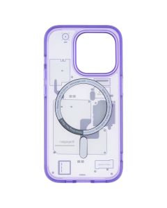 Чехол накладка для iPhone 15 Pro Spigen Inside Фиолетовый (Purple)