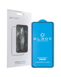 Захисне скло для Samsung A52 Blade Antistatic Full Glue Чорне (Black)