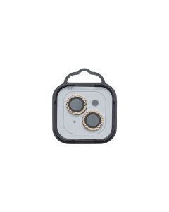 Захисне скло на камеру iPhone 14/14 Plus Metal Shine Золотий (Gold) NEW