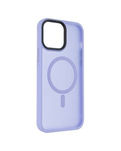 Чохол накладка для iPhone 13 Pro Max TPU+PC Metal Puttons with MagSafe Colorful Фіолетова (Purple)