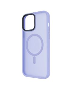 Чохол накладка для iPhone 13 Pro Max TPU+PC Metal Puttons with MagSafe Colorful Фіолетова (Purple)