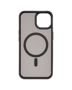 Чохол накладка для iPhone 13 TPU+PC Metal Buttons with MagSafe Colorful Чорна (Black)