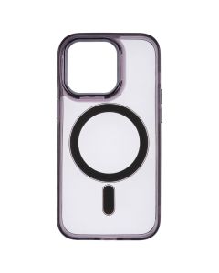 Чехол накладка для iPhone 14 Pro TPU Iris с MagSafe Черный (Black)