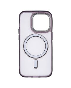 Чехол накладка для iPhone 14 Pro TPU Iris с MagSafe Черный (Black)