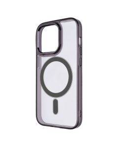 Чехол накладка для iPhone 14 Pro TPU Iris с MagSafe Черный (Black)