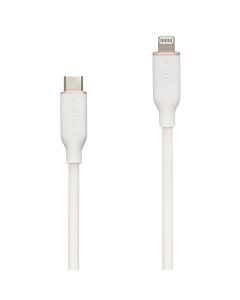 USB кабель Senteo SL-02 Silicone PD MFI Type-C to Lightning Білий (White)