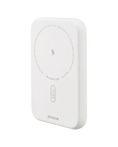 PowerBank 10000 mAh Proove Vibe Energy Wireless 20W Біла (White)