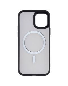 Чохол накладка для iPhone 12/12 Pro MiaMi Pjur with MagSafe Чорна (Black)