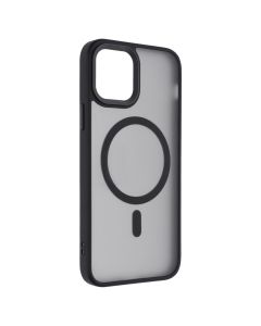 Чохол накладка для iPhone 12/12 Pro MiaMi Pjur with MagSafe Чорна (Black)